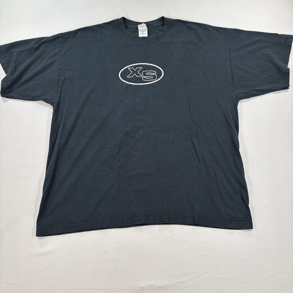 VTG Gildan Heavyweight Ultra Cotton T-Shirt Mens 2XL Black Faith